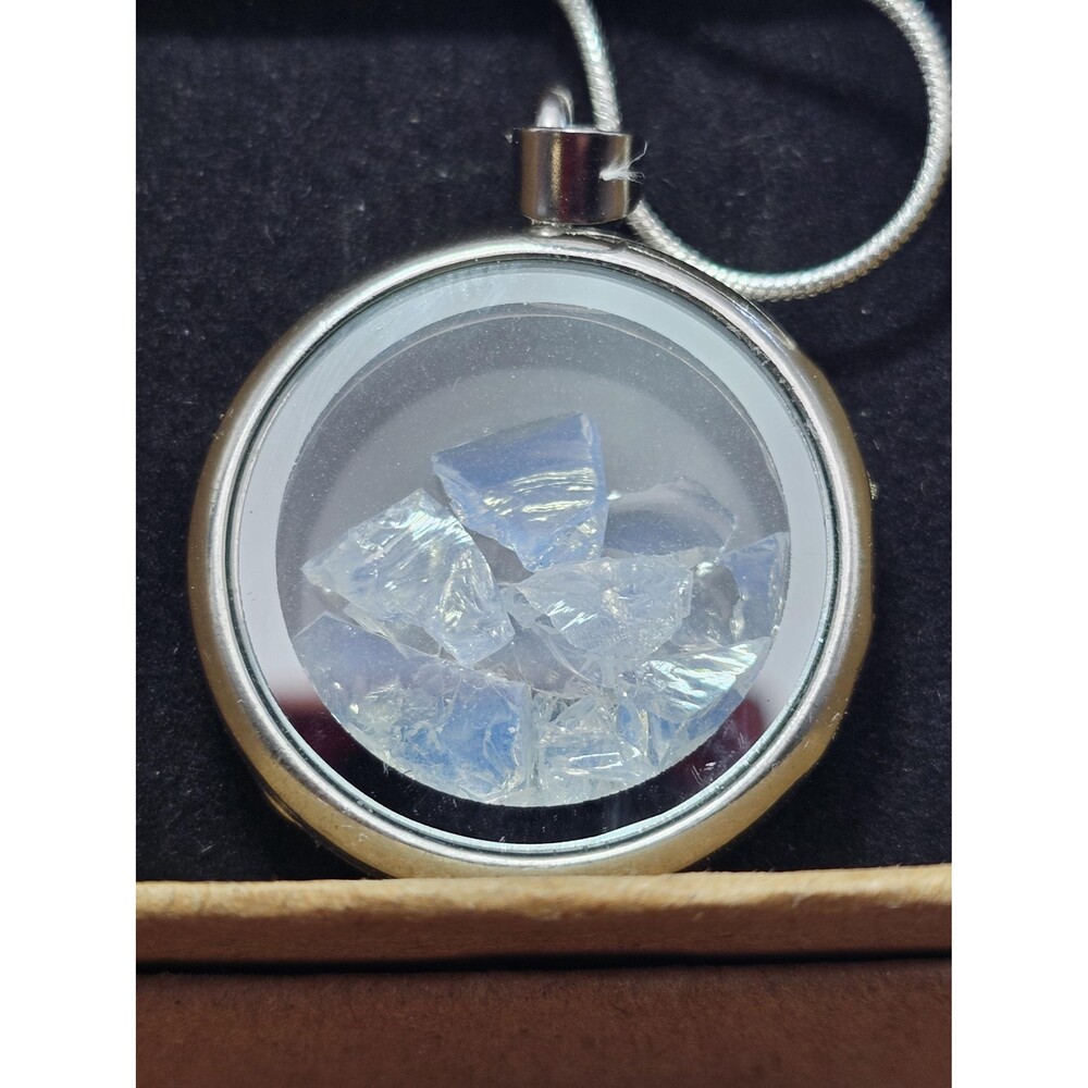 Necklaces Pendant Crush Opal